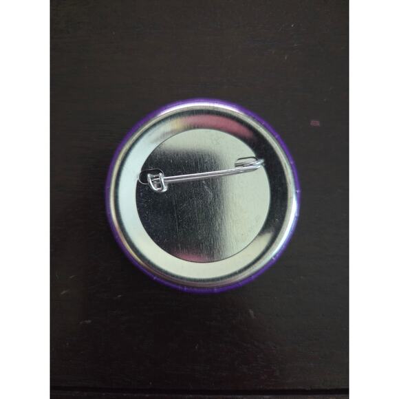 Vintage 80s-90s FedEx “Don’t Panic” Promo Button Pin 2.25” Advertising - Picture 2 of 2